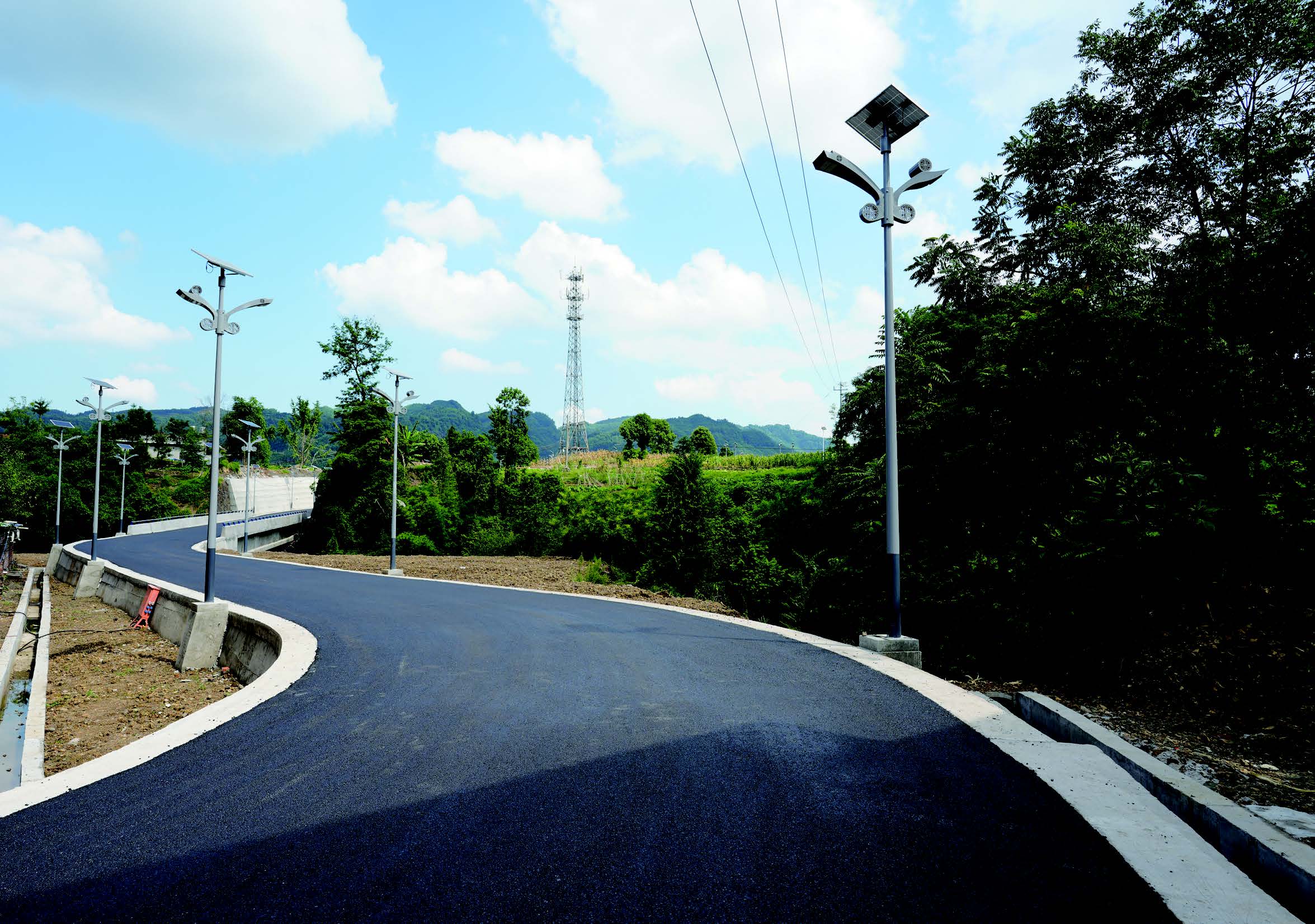 助力乡村振兴 沙湾这条路9 月全面完工(图1)