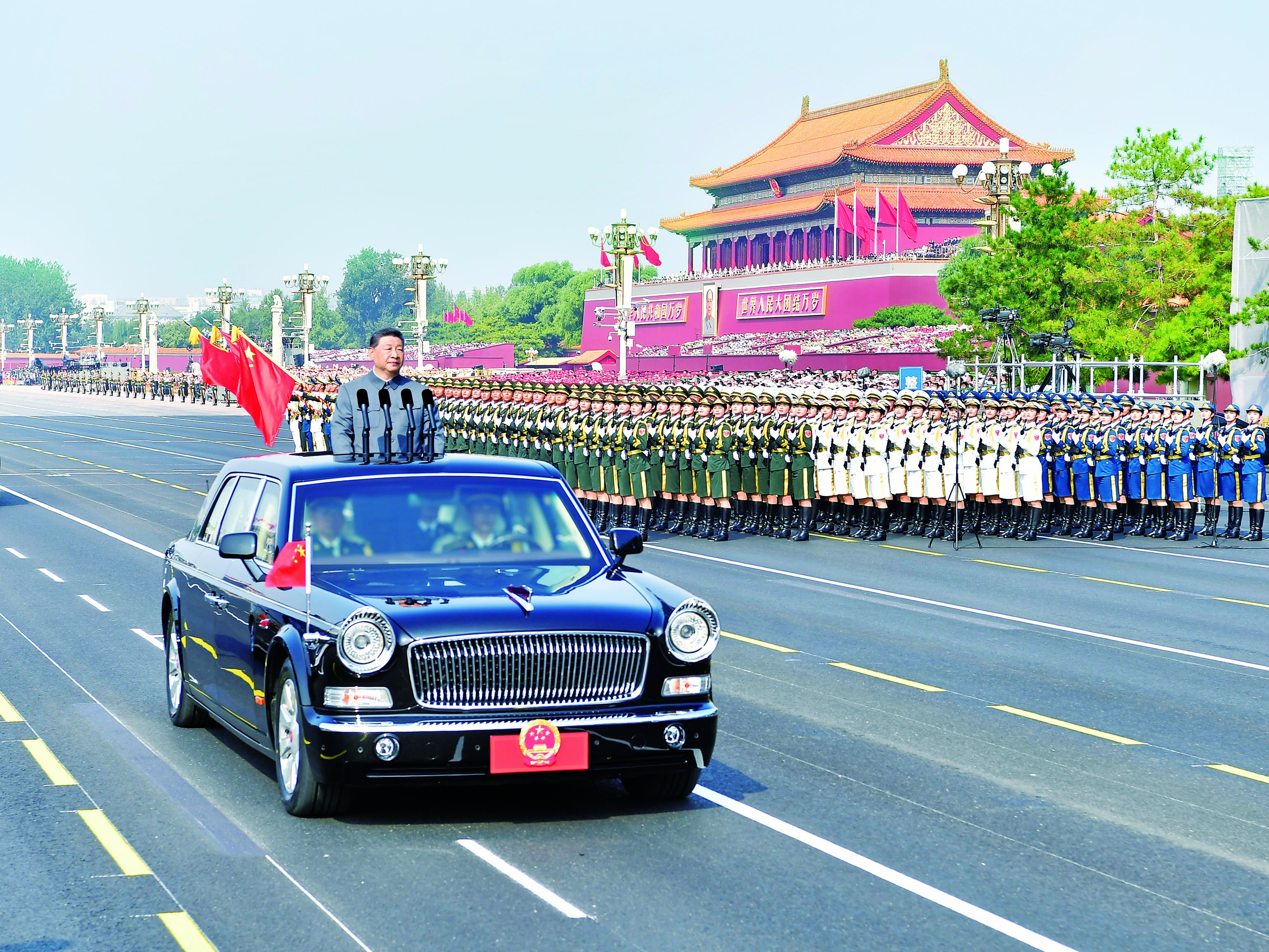 纪念中国人民抗日战争暨世界反法西斯战争胜利80周年大会在京隆重举行(图3) 纪念中国人民抗日战争暨世界反法西斯战争胜利80周年大会在京隆重举行(图3)