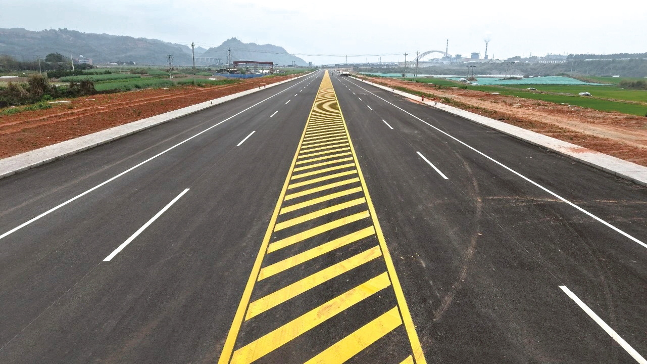 犍为八一大道建设 按下“快进键”(图1)